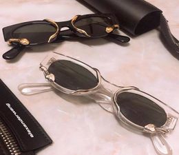 Gafas de sol 2022 Fashion unisex steampunk para femenino ovalado sexy diseñador tendencia retro pequeña marco de gafas de gafas2932636
