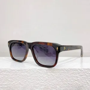 Lunettes de soleil 2023 Arrivée Square Men Shades Street Fashion YVESI Tortoise Lunettes de soleil Épaissir Acétate Solaire