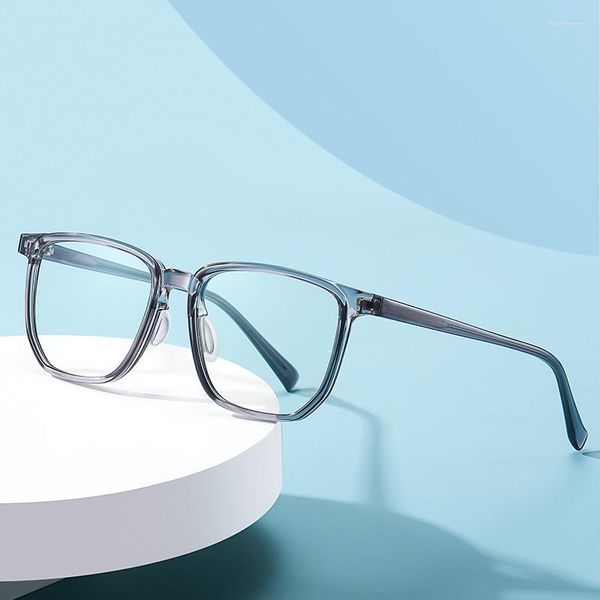 Lunettes de soleil 2023 Lunettes de blocage de la lumière bleue Cadre de qualité flexible Lunettes optiques pour hommes et femmes Recette de prescription de style frais