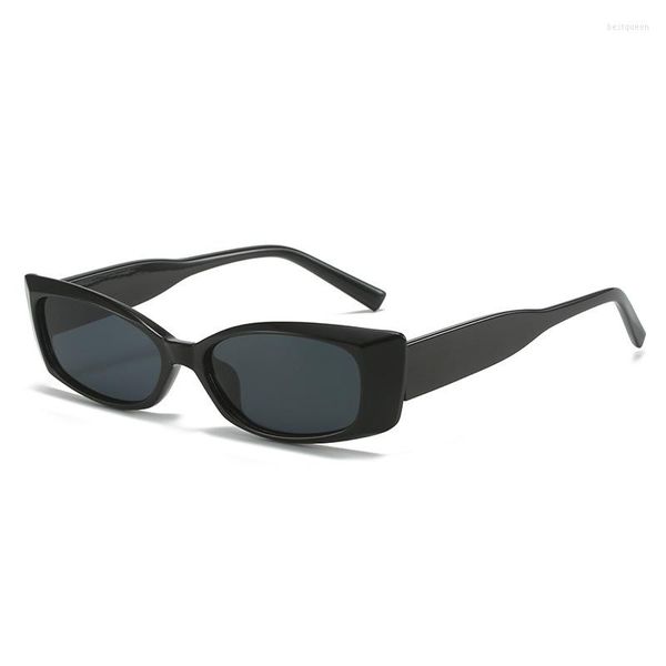 Lunettes de soleil 2023 mode œil de chat femmes hommes Vintage PC lentille cadre tendance mince Type marque concepteur décontracté lunettes UV400