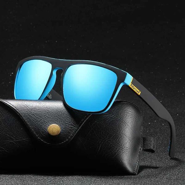 Lunettes de soleil 2023 Bicycle de changement de couleur polarisée de la mode pour hommes Vision nocturne voiture conduisant sale Q240509