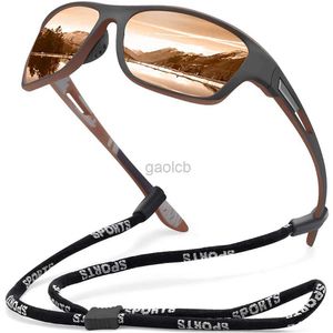 Lunettes de soleil 2023 Lunettes de soleil polarisées haute définition pour hommes Femmes extérieures Sport Pêche verres de soleil UV400 Protection de conduite Eyeglass 24412