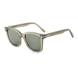 Gafas de sol 2023 Alta calidad F638-K Placa compuesta ortomórfica Marco completo Moda para hombres y mujeres