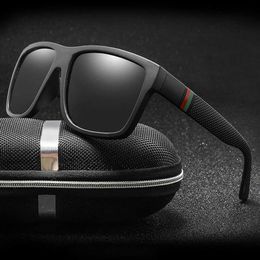 Lunettes de soleil 2023 luxe lunettes de soleil polarisées hommes conduite mâle lunettes de soleil pour hommes rétro femmes marque Designer UV400 Gafas R230222