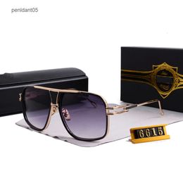 Lunettes de soleil 2023 Nouvelle marque chaude hommes paire de lunettes femmes carrées UV400 protection Aviation lunettes de luxe marques DITA