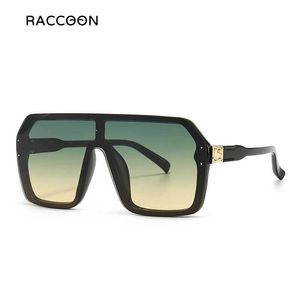 Lunettes de soleil 2023 Nouveaux hommes Lunettes de soleil surdimensionnées carré de la marque vintage design de soleil TRENDY CONDUITE OUTDOOOR EYEWARE UV400 Wholesale D240429