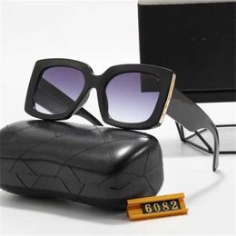 Lunettes de soleil 2023 nouvelles lunettes de soleil Overseas pour hommes et femmes Square travel fashion glasses 6082