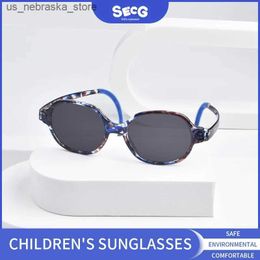 Lunettes de soleil 2023 Nouvelles lunettes de soleil de protection Ultraviolet Protection des enfants Secg Brand Childrens