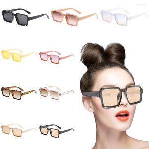 Lunettes de soleil 2023 carré femmes mode Orange Punk lunettes de soleil hommes Vintage nuances UV400 femme rétro lunettes