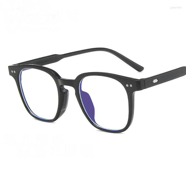 Lunettes de soleil 2023 tendance bureau lumière bleue bloquant surdimensionné lunettes rondes ordinateur femmes Anti jeu grande taille hommes lunettes cadre