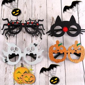Zonnebrillen 2023 unisex Halloween -bril kinderen spider pumpkin spook grappige feestdecoraties creatief frame