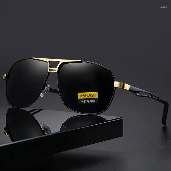 Lunettes de soleil 2024 Men de mode Designer de haute qualité Polarise Sun Glasses Male Eyewear Ladies UV400