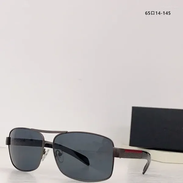 Gafas de sol 2024 Rectángulo de moda para hombres y mujeres Piloto retro Gafas de conducción antideslumbrantes UV400