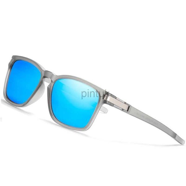 Gafas de sol 2024 KDEAM Gafas de sol polarizadas para hombres/Mujeres Gasas clásicas Gasas de recubrimiento Mirador de espejo Templo translúcido Eyewear 240412