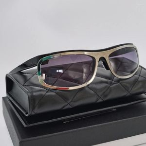 Gafas de sol 2024 Diseñador de lujo Marco de ojo de gato de mujer Gafas de moda de moda para mujer elegante hecho a mano UV400