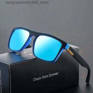 Zonnebrillen 2024 Polarisatiemerkontwerper Mens Rijden schaduw Retro goedkope luxe dames UV400 GAFAS Q240425