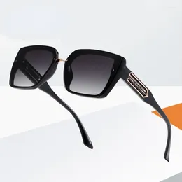 Sunglasses 2024 Retro Square Women Men Metal Arrow Sun Glasses Ladies Eyewears UV400 Girls Gafas