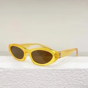 Lunettes de soleil 2024 Petit œil de chat Femmes Vintage Femme Shades Marque Designer Gafas Lunettes de soleil de luxe UV400 Lunettes Oculos