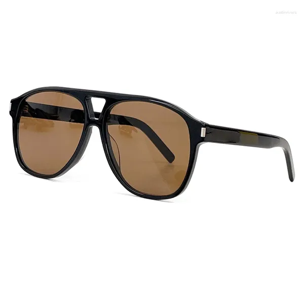 Lunettes de soleil tendance 2024, monture ultra-large, style dégradé cool, grand visage modifié, boutique pour dames, ombre de la plus haute qualité