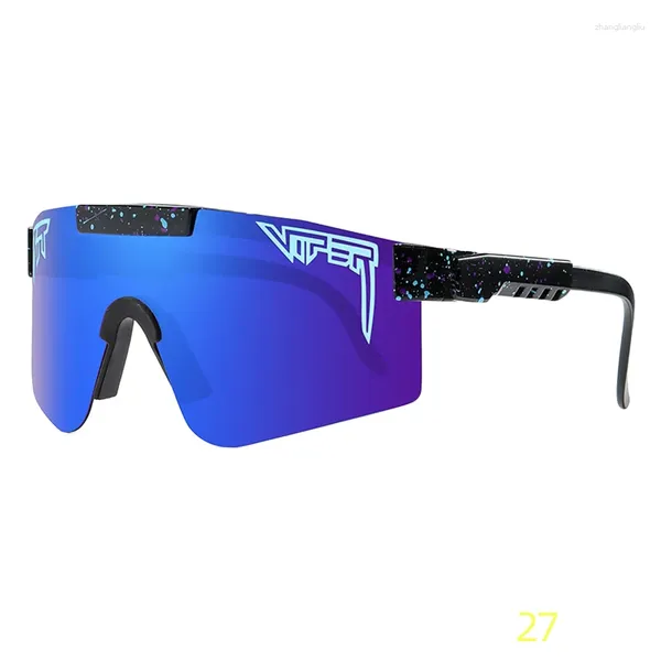 Gafas de sol 28 colores a prueba de viento a prueba de viento Fashion UV400 Goggles Men Mujer al aire libre Correr en bicicleta Vidrio 1147 Eyewear
