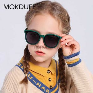 Lunettes de soleil 3-12 ans enfants lunettes de soleil polarisées garçons Cool filles doux TPEE cadre chat oeil conception mode soleil UV400 Protection lunettes ovales 240401