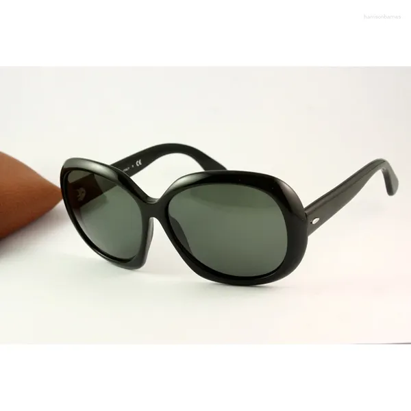 Gafas de sol 4098 Ladys Designer Jackie Ohh II Gafas negras Moda para mujer Lentes verdes Gafas 60 mm