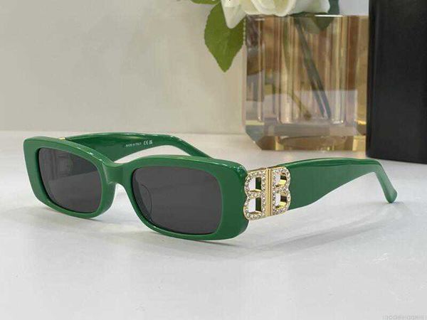 Gafas de sol 5A Anteojos BB BB0096S Rhinestones Dynasty Gafas rectangulares Descuento Gafas de sol de diseñador para hombres Mujeres 100 UVAUVB con caja de gafas Fendave 621643 UN