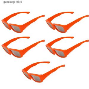 Lunettes de soleil 5 pièces lunettes Sun Eclipse sécurité lunettes d'observation du soleil lunettes de papier Certification lunettes Sun Eclipse lunettes de soleil neutres Y240318