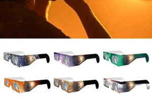 Zonnebrillen 6/12 stuks veilig fotograferen UV-bestendig kleurenzon foto printpapier neutraal direct zonlicht observatiebril45 H240316