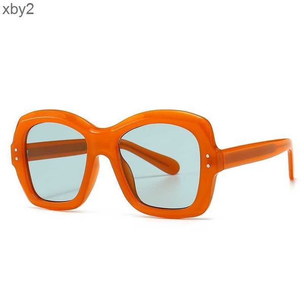 Lunettes de soleil 86313 lunettes de soleil modernes femmes ins Style lunettes de soleil polyvalentes tendance broches lunettes de soleil