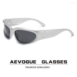 Lunettes de soleil Aevogue Sports Lunes Cycling rétro enveloppant pour les hommes Polarisé AE1273 274L