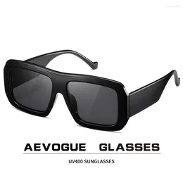 Lunettes de soleil Aevogue Femmes Eyewear Fashion Men Accessoires Big Colorful Cadre Outdoor UV400 AE1571