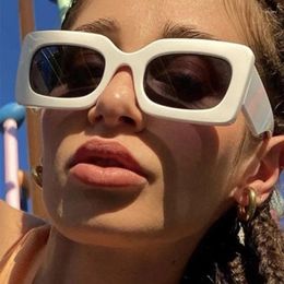 Zonnebril American Street Fashion concave show Face Small Square Glasses Sun Shade Vrouw