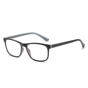 Zonnebrillen anti-blu-ray leesbril voor mannen dames presbyopisch merkontwerper square frame hd bijziende brillenmode 2496