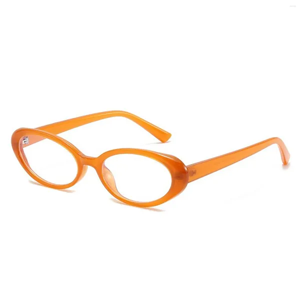 Gafas de sol anti luz azul gafas de bloqueo retro gafas cortas firmadas deslumbramiento marco ovalado para adultos y estudiantes