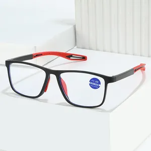 Lunettes de soleil anti-lumière bleue lunettes de lecture carrées pour hommes âgés femmes mode sport type designer cadres optiques dames lunettes d'ordinateur