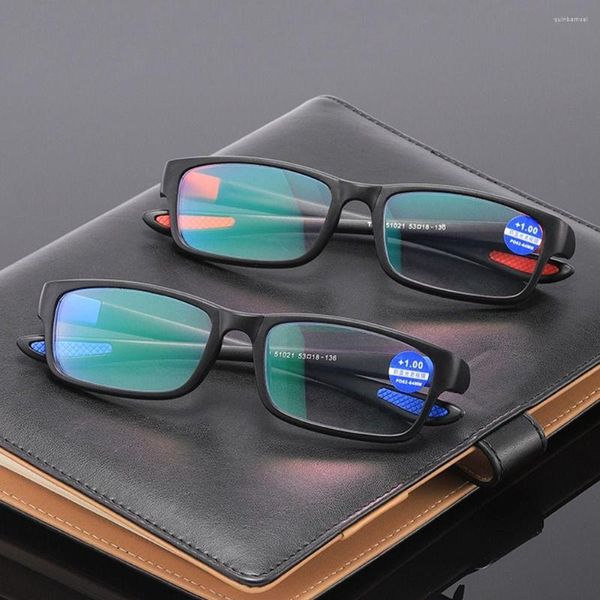 Lunettes de soleil Anti lumière bleue lunettes de lecture pour hommes femmes Flexible TR90 sport presbytie lunettes Protection des yeux lecteurs lunettes