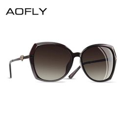 Lunettes de soleil Aofly marque Design diamant forme femmes lunettes de soleil polarisées mode dames lunettes de soleil femme dégradé lunettes lunettes