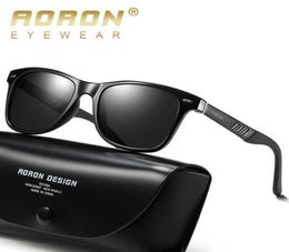 Lunettes de soleil AORON lunettes de soleil polarisées pour hommes femmes lunettes de Vision de conduite TR cadre en aluminium jambes mode lunettes de soleil UV400 gafas 3737707