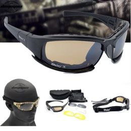 Zonnebrillen Army bril zonnebril mannen Militaire zonnebril 4 Lenskit herenoorlogsspel Tactische bril voor buitensportwandelingen schieten