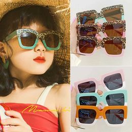 Zonnebrillen baby schattige luipaardgeometrie camo uv400 zonnebrillen voor kinderen persoonlijke zonnebrandcrème zonnebril voor meisjes en jongens wx