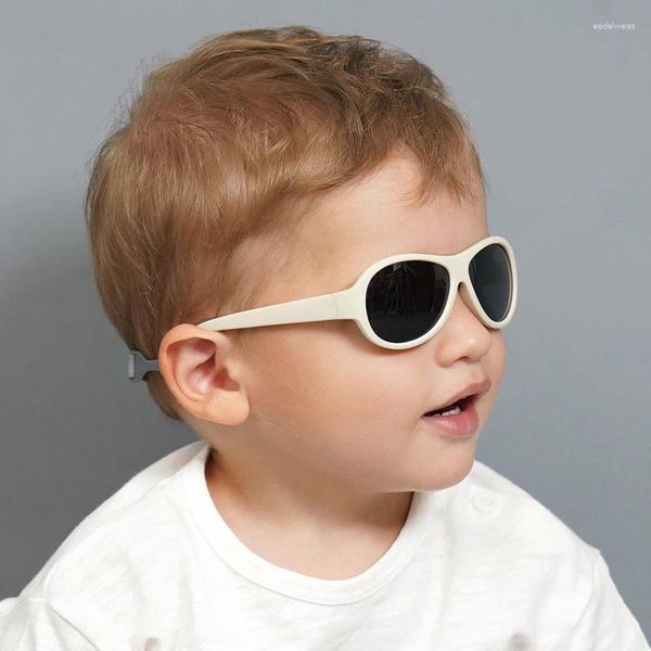 Gafas de sol polarizadas de silicona para bebés, moda para niñas y niños, gafas de sol suaves con protección solar para exteriores, regalos para niños de 0 a 3 años