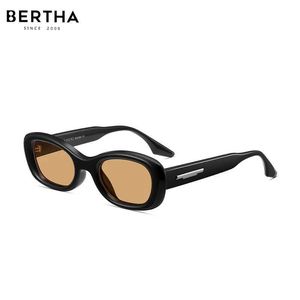 Zonnebril Bertha moderne zonnebrillen vrouwen gepolariseerd UV400 zonnebrillen anti-glare futurism-stijl la elegantie liepglas tinten ar22225 j240508