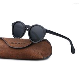 Gafas de sol BerWer Bambú Madera Polarizadas Hechas a mano Mujeres Gafas de sol Hombres Gafas Oculos