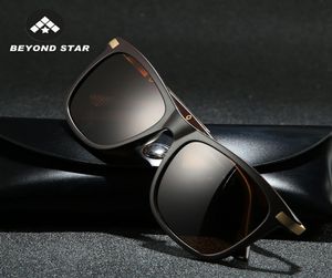 Gafas de sol Beyondstar Diseñador de marca polarizado Ultralight Frame Glasses de moda cuadrada azul oscuro para mujeres TR91498742429