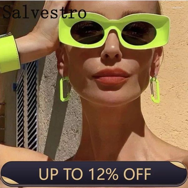 Lunettes de soleil noir ombre cadre carré couleur bonbon femme rectangle mode lunettes Lw40033I femmes personnalité
