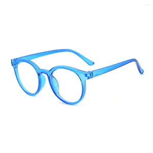 Lunettes de soleil anti-lumière bleue pour enfants, filles et garçons, rondes classiques, anti-nocives, pour adolescents et étudiants