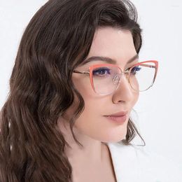 Lunettes de soleil Blue Ray Blocking Anti-Blue Luries Lumières Vintage Metal Protection des yeux Round Clôles Ultralight Frame Eyewear Men Women Women Women