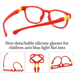 Zonnebrillen Jongens Meisjes Oogbescherming Verwijderbaar Online Lessen Kinderbrillen Comfortabele brillen Ultralicht montuur Anti-blauw