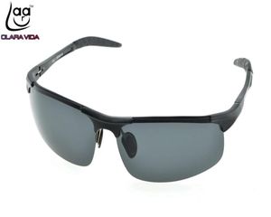 Lunettes de soleil Marque Clara Vida Almg Alloy Sport Polaris Mens UV400 Polaroid Extreme Sports conduisant des lunettes de soleil de créateurs de sômes 7100115